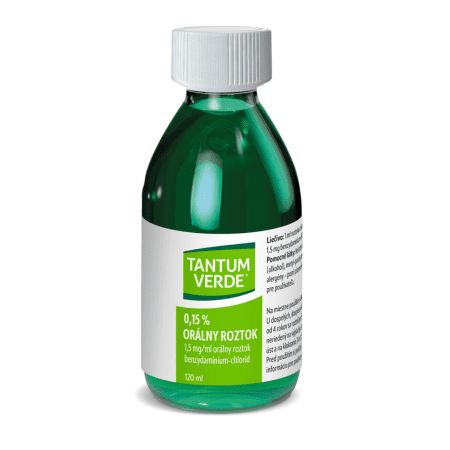 TANTUM VERDE 0,15 % roztok 120 ml