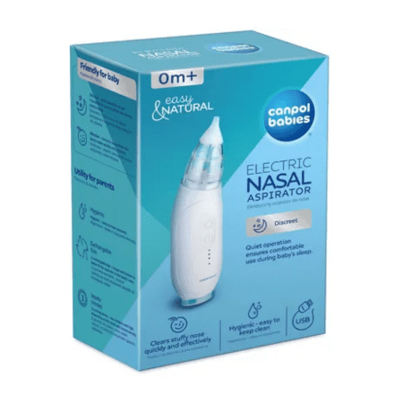 CANPOL BABIES Nosová odsávačka easy natural elektrická 1 ks v zľave