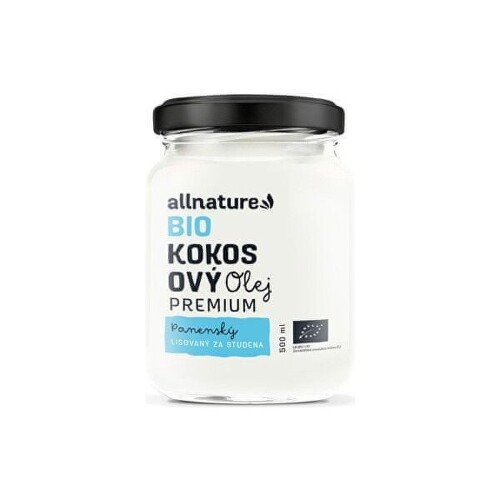 ALLNATURE Bio kokosový olej premium 500 ml v zľave