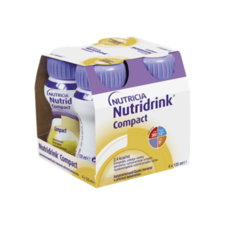 Zľava na NUTRIDRINK Compact banánová príchuť 4 x 125 ml NUTRIDRINK Compact banánová príchuť 4 x 125 ml v zľave
