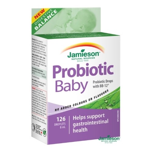 JAMIESON Probiotic Baby – Probiotické kvapky s BB-12® 8 ml 8ml v zľave