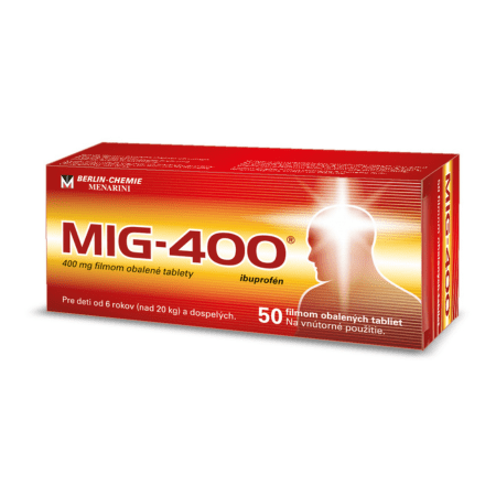 Zľava na MIG-400 50 tabliet MIG-400 50 tabliet v zľave