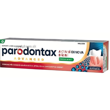 PARADONTAX Aktívna obnova ďasien fresh mint zubná pasta 75 ml