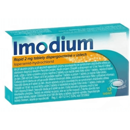 Zľava na IMODIUM Rapid 2MG perorálne 12 tabliet IMODIUM Rapid 2MG perorálne 12 tabliet v zľave