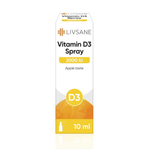 Zľava na LIVSANE Vitamín D3 2000 IU sprej s príchuťou jablka 10 ml LIVSANE Vitamín D3 2000 IU sprej s príchuťou jablka 10 ml v zľave