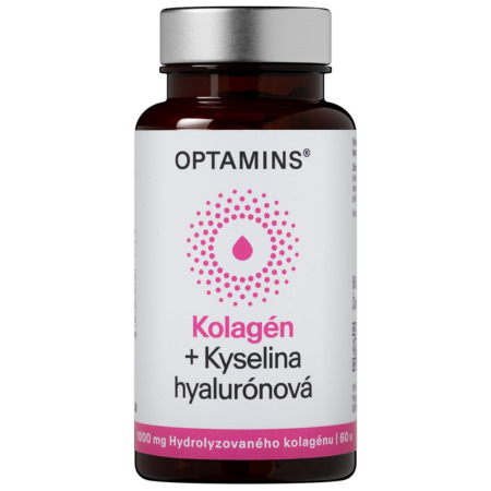 OPTAMINS Kolagén + kyselina hyalurónová 60 kapsúl