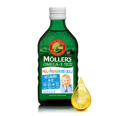 Zľava na MOLLER´S Omega 3 môj prvý rybí olej vitamín A a D 250 ml MOLLER´S Omega 3 môj prvý rybí olej vitamín A a D 250 ml v zľave
