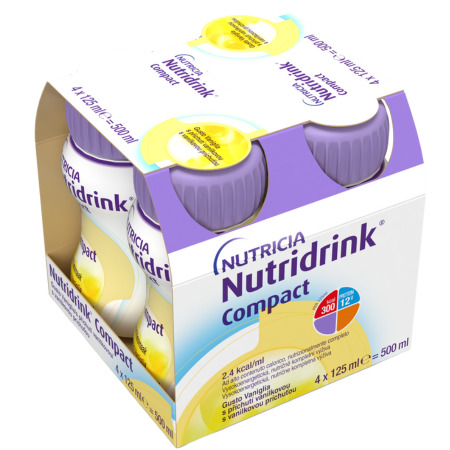 Zľava na NUTRIDRINK Compact s vanilkovou príchuťou 4 x 125 ml NUTRIDRINK Compact s vanilkovou príchuťou 4 x 125 ml v zľave