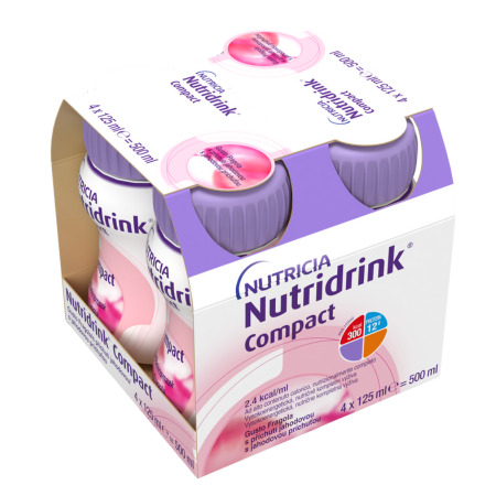 Zľava na NUTRIDRINK Compacts jahodovou príchuťou 4x125 ml NUTRIDRINK Compacts jahodovou príchuťou 4x125 ml v zľave