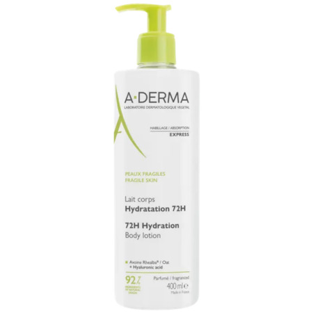 A-DERMA Telové mlieko 72H hydratácia pre krehkú pokožku 400 ml v zľave
