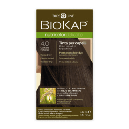 Zľava na BIOKAP Nutricolor delicato farba na vlasy 4.00 hnedá prirodzená 140 ml BIOKAP Nutricolor delicato farba na vlasy 4.00 hnedá prirodzená 140 ml v zľave