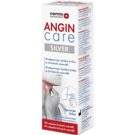 CEMIO Angin care silver sprej do hrdla 30 ml v zľave