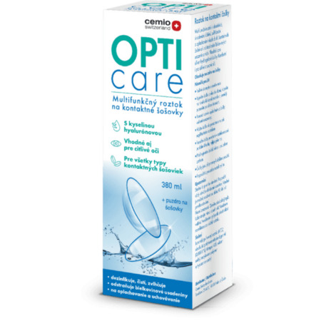 Zľava na CEMIO OPTIcare roztok na kontaktné šošovky 380 ml CEMIO OPTIcare roztok na kontaktné šošovky 380 ml v zľave