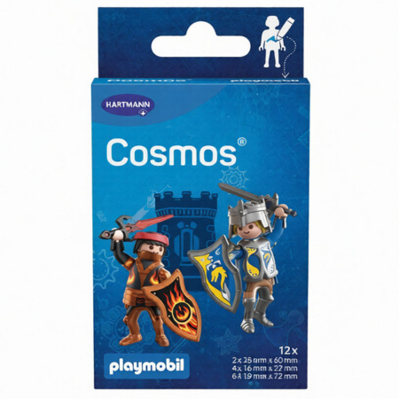 COSMOS Playmobil novelmore vodeodolná detská náplasť na rany 1 x 12 ks v zľave