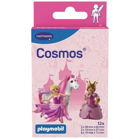 COSMOS Playmobil princess vodeodolná detská náplasť na rany 1 x 12 ks v zľave