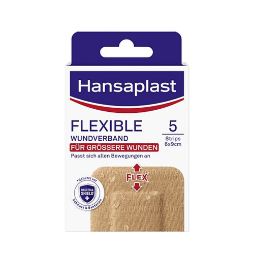 HANSAPLAST Flexible XXL náplasť elastická 6 x9 cm 5 ks v zľave