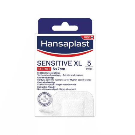 HANSAPLAST Sensitive XL 6 x 7 cm 5 ks v zľave