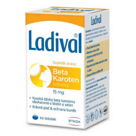 Zľava na LADIVAL Beta-karotén 15 mg 60 kapsúl LADIVAL Beta-karotén 15 mg 60 kapsúl v zľave