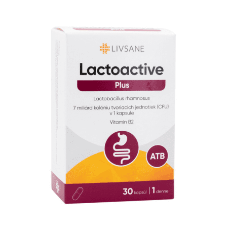 LIVSANE Laktoaktívne kapsuly plus vitamín B2 30 kapsúl