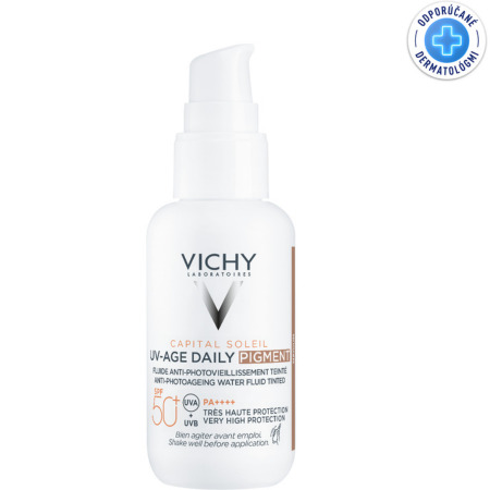VICHY Capital soleil UV-age daily pigment tónovaný fluid SPF50+ medium 40 ml