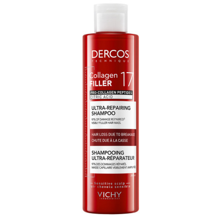 Zľava na VICHY Dercos collagen 17 filler ultra-regeneračný šampón na vlasy 200 ml VICHY Dercos collagen 17 filler ultra-regeneračný šampón na vlasy 200 ml v zľave