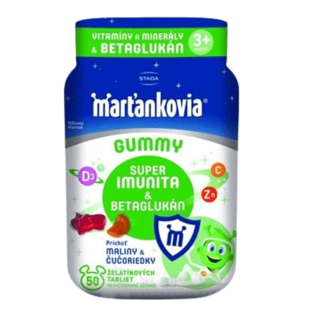 Zľava na WALMARK Marťankovia gummy super imunita & betaglukán malina a čučoriedka 50 ks WALMARK Marťankovia gummy super imunita & betaglukán malina a čučoriedka 50 ks v zľave
