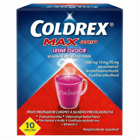 COLDREX Maxgrip lesné ovocie 10 ks