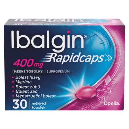 IBALGIN Rapidcaps 400 mg 30 kapsúl