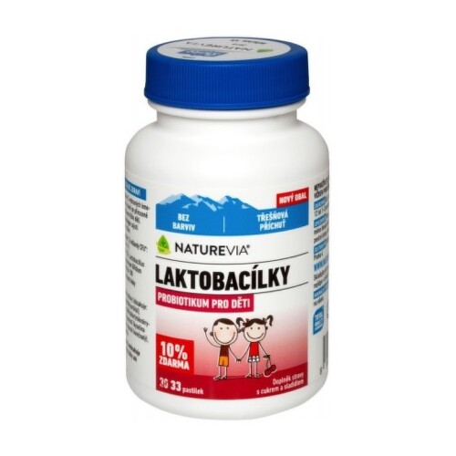 NATUREVIA Laktobacilky kids 33 ks v zľave