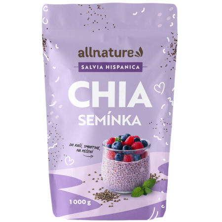 ALLNATURE Chia semienka 1000 g v zľave