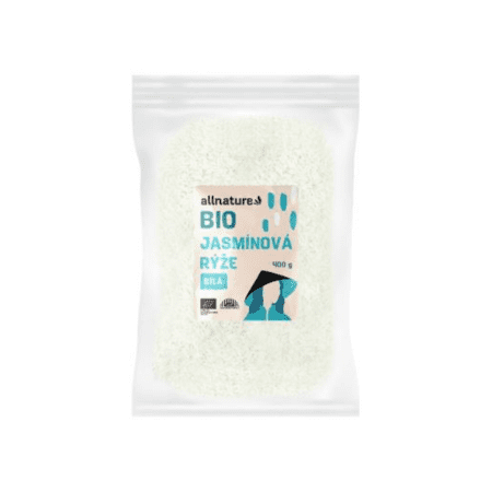 ALLNATURE Jazmínová ryža biela BIO 400 g v zľave