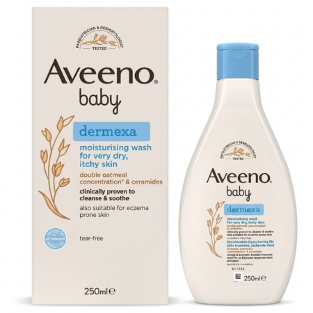 AVEENO Baby dermexa good night emolienčný balzam na dobrú noc 75 ml