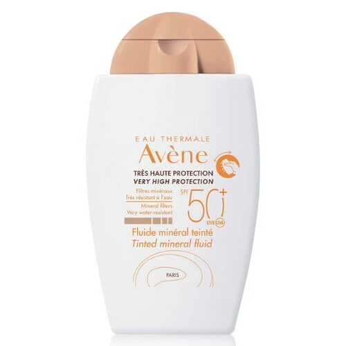 AVENE Fluide minéral teinté SPF50+ 40 ml v zľave