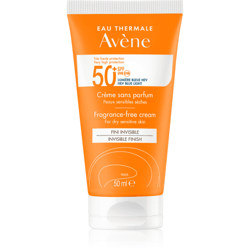AVENE Krém SPF 50+ bez parfumácie pre citlivú pleť 50 ml v zľave