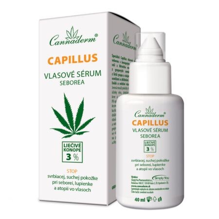 CANNADERM Capillus vlasové sérum seborea 40 ml v zľave