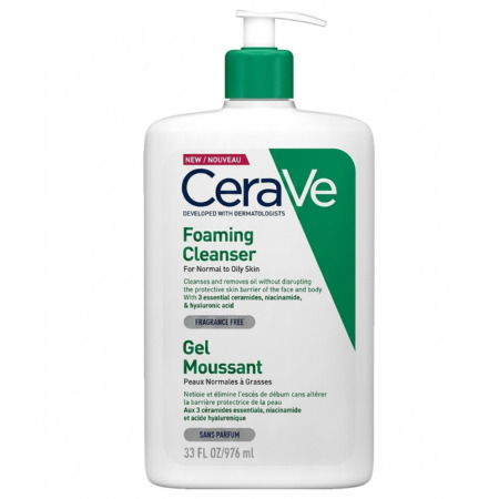 Zľava na CERAVE Čistiaci penivý gél na tvár a telo 976 ml CERAVE Čistiaci penivý gél na tvár a telo 976 ml v zľave