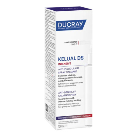 DUCRAY Kelual ds intensive upokojujúci sprej proti lupinám 100 ml v zľave