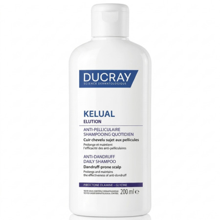 DUCRAY Kelual elution shampooing šampón navracajúci rovnováhu vlasovej pokožke 200 ml v zľave