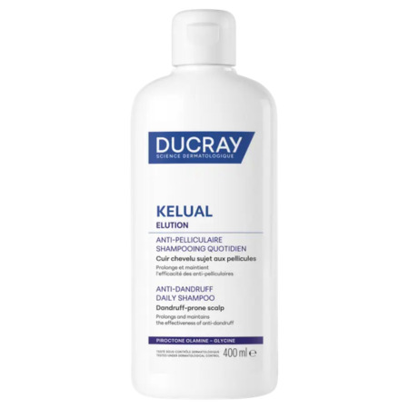DUCRAY Kelual elution shampooing šampón navracajúci rovnováhu vlasovej pokožke 400 ml v zľave