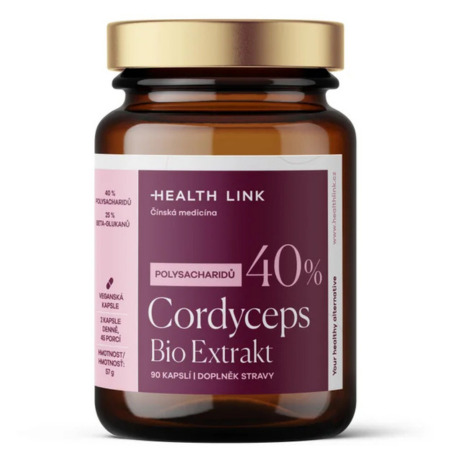 Zľava na HEALTH LINK Bio Cordyceps sinensis extract 40% polysacharidov 90 kapsúl HEALTH LINK Bio Cordyceps sinensis extract 40% polysacharidov 90 kapsúl v zľave