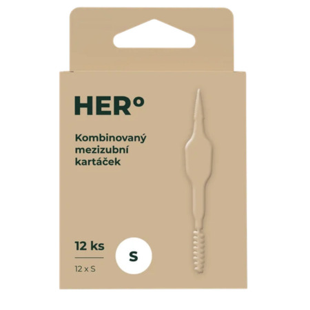 Zľava na HERBADENT HERo medzizubná kefka kombinovaná S 1 x 12 ks HERBADENT HERo medzizubná kefka kombinovaná S 1 x 12 ks v zľave