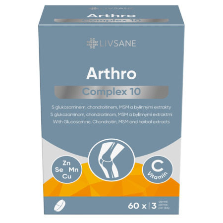 Zľava na LIVSANE Arthro complex 10 60 tabliet LIVSANE Arthro complex 10 60 tabliet v zľave
