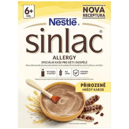 Zľava na NESTLÉ Sinlac nemliečna kaša allergy pre deti od ukonč. 6.mesiaca inov.2026 250 g NESTLÉ Sinlac nemliečna kaša allergy pre deti od ukonč. 6.mesiaca inov.2026 250 g v zľave