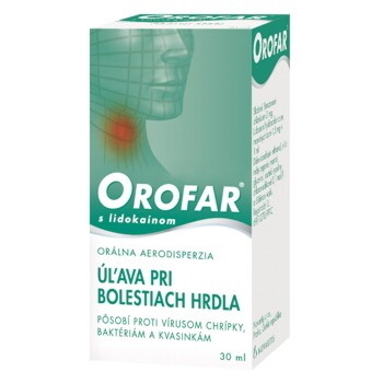 Zľava na OROFAR Orálna aerodisperzia 30 ml OROFAR Orálna aerodisperzia 30 ml v zľave