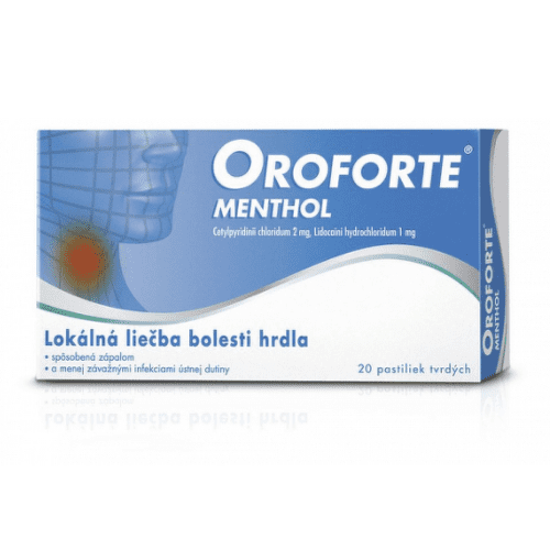 Zľava na OROFORTE Menthol 20 ks OROFORTE Menthol 20 ks v zľave