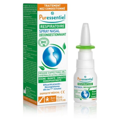 Zľava na PURESSENTIEL Nosný sprej hypertonický s esenciálnymi olejmi 15 ml PURESSENTIEL Nosný sprej hypertonický s esenciálnymi olejmi 15 ml v zľave