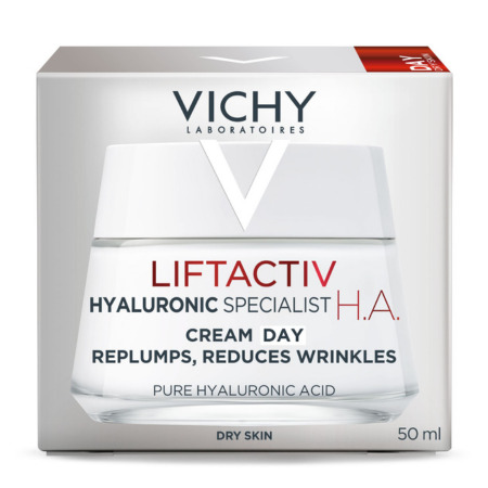 VICHY Liftactiv hyaluronic specialist H.A. spevňujúci krém  proti vráskam na suchú pleť 50 ml