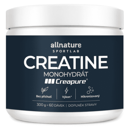 Zľava na ALLNATURE Sportlab creatine monohydrát creapure prášok bez príchute 300 g ALLNATURE Sportlab creatine monohydrát creapure prášok bez príchute 300 g v zľave