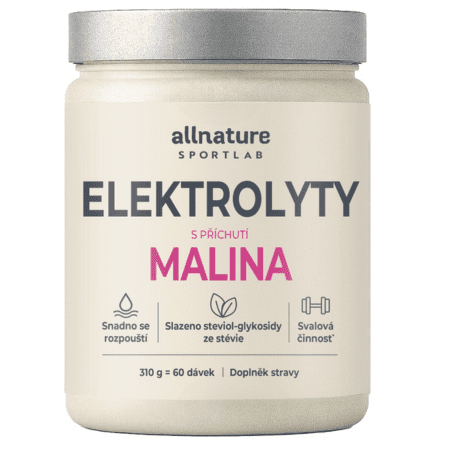 Zľava na ALLNATURE Sportlab elektrolyty prášok s príchuťou malina 310 g ALLNATURE Sportlab elektrolyty prášok s príchuťou malina 310 g v zľave