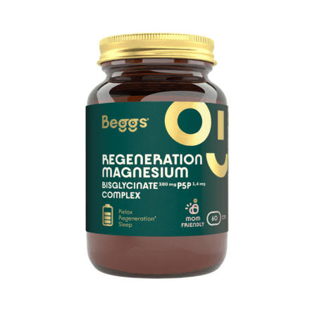 Zľava na BEGGS Magnesium 380 mg + P5P complex 1 BEGGS Magnesium 380 mg + P5P complex 1